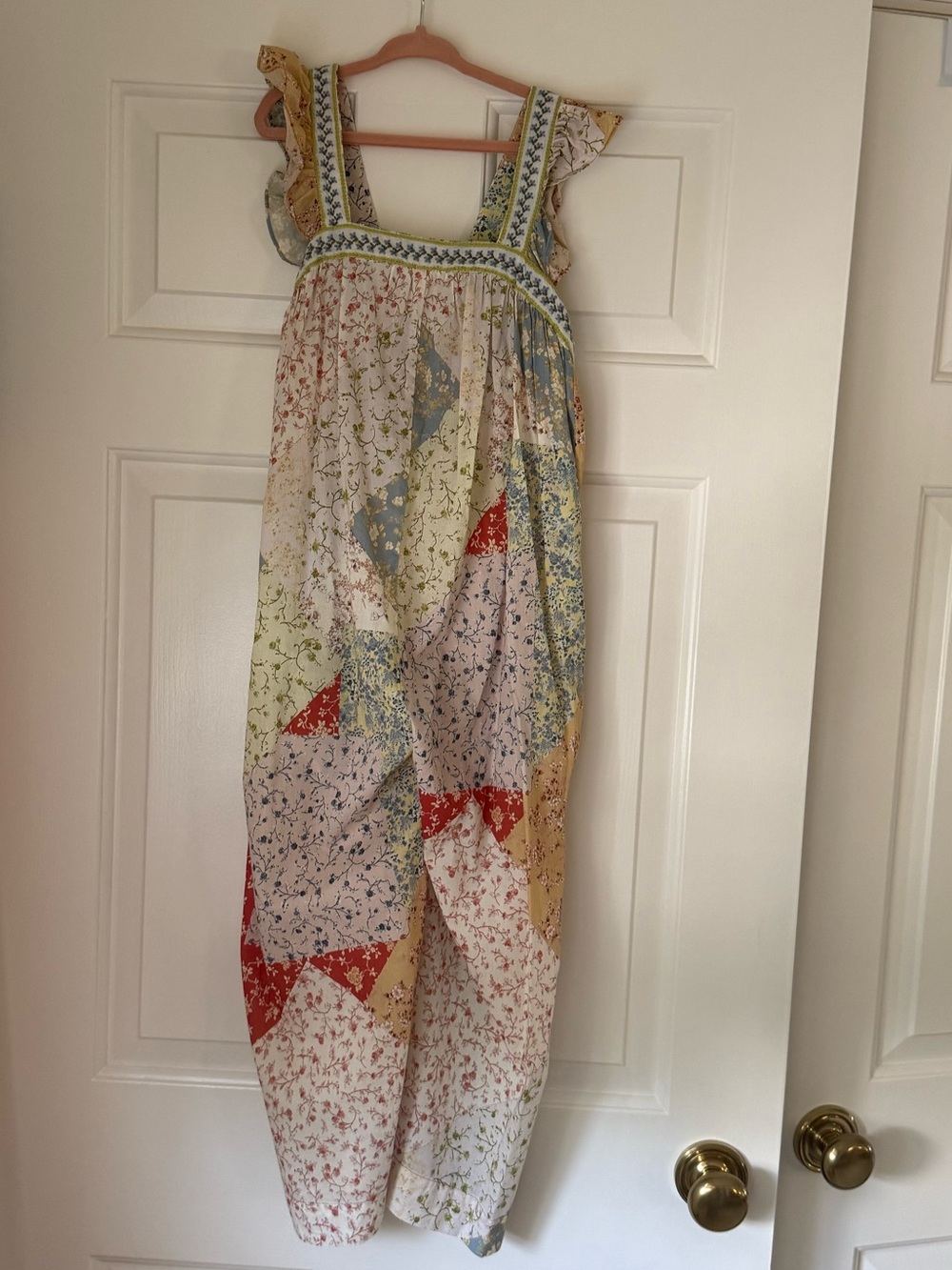 Zara Patchwork Jumpsuit